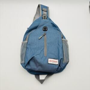 ZOMAKE Sling Bag for Women Men:Small Crossbody Sling Backpack - Water Resistant